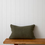 Kew Rectangle Cushion Cover | Olive-1