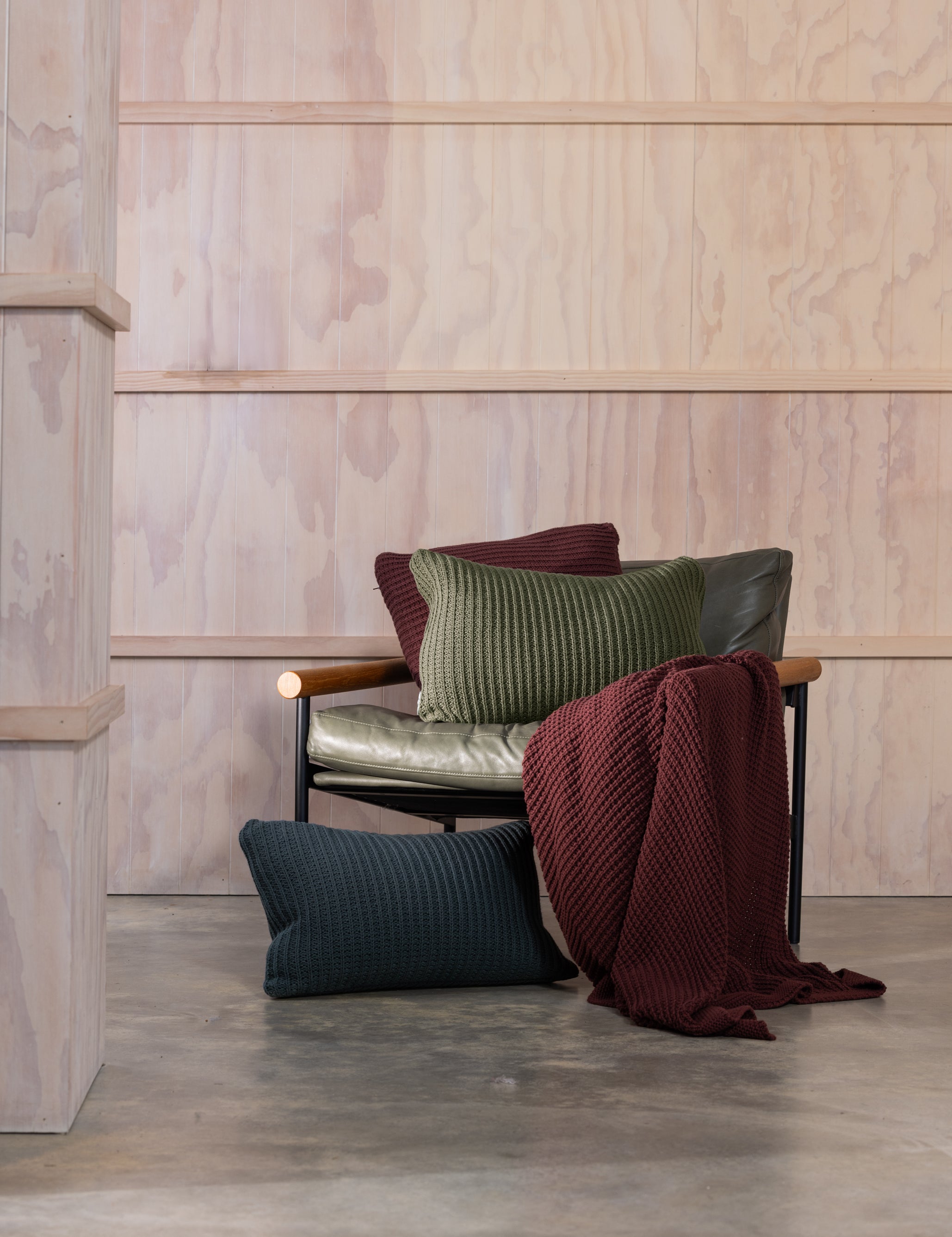 Kew Rectangle Cushion Cover | Olive-2