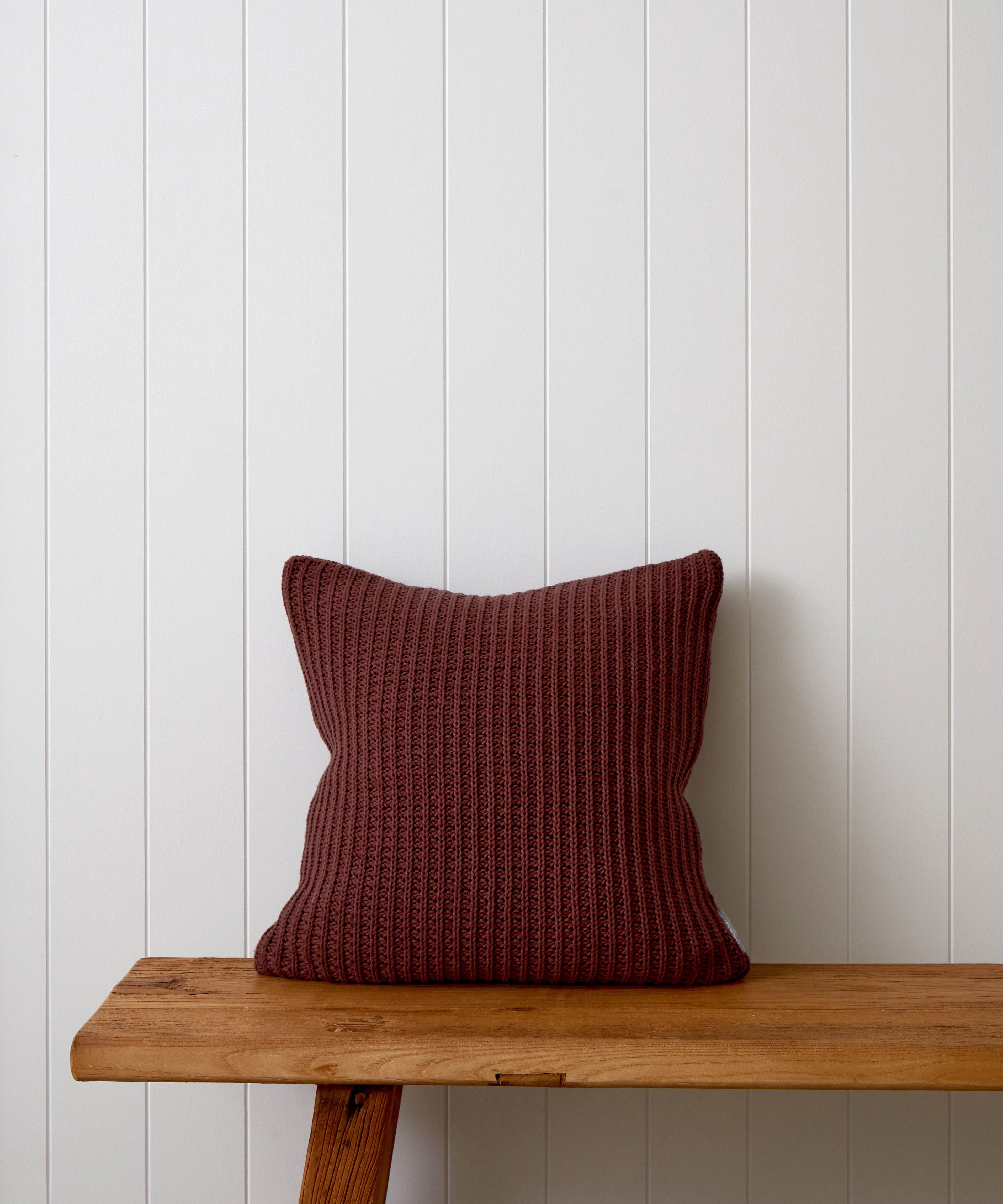 Kew Square Cushion Cover | Merlot-1