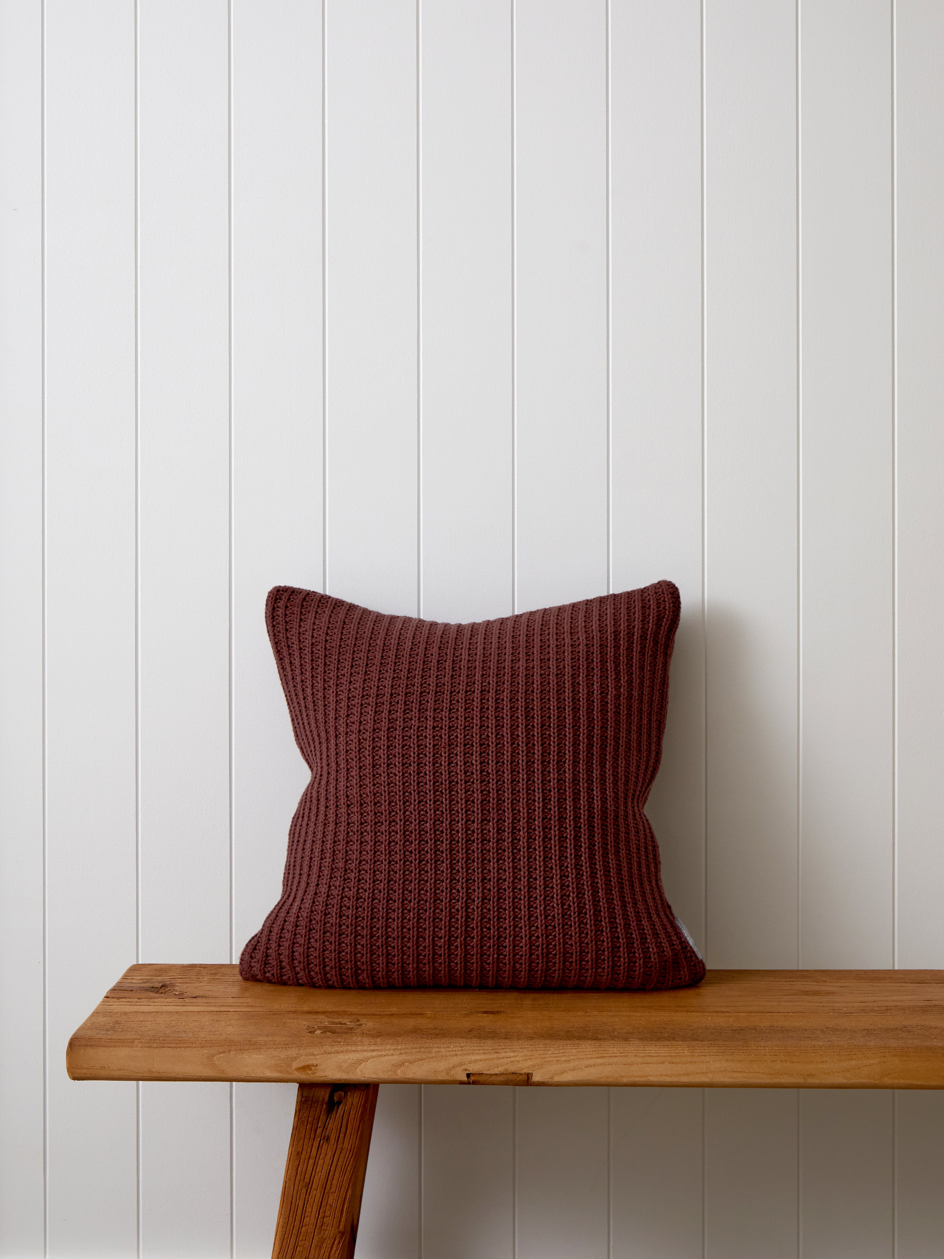 Kew Square Cushion Cover | Merlot-1