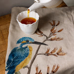 Kingfisher Linen Tea Towel | Multi-2