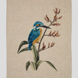 Kingfisher Linen Tea Towel | Multi-3