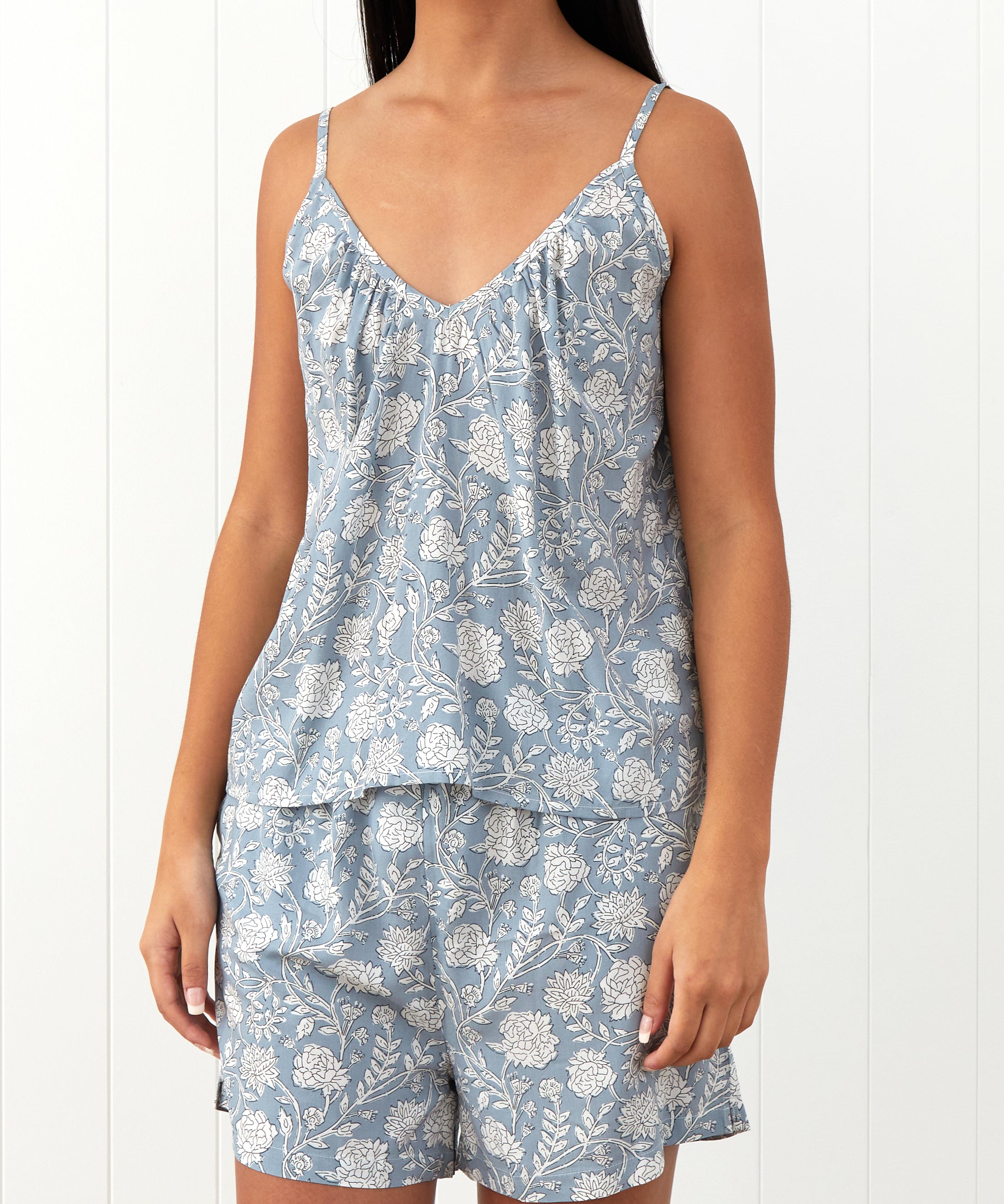 Kira Cami | Blue Floral-1