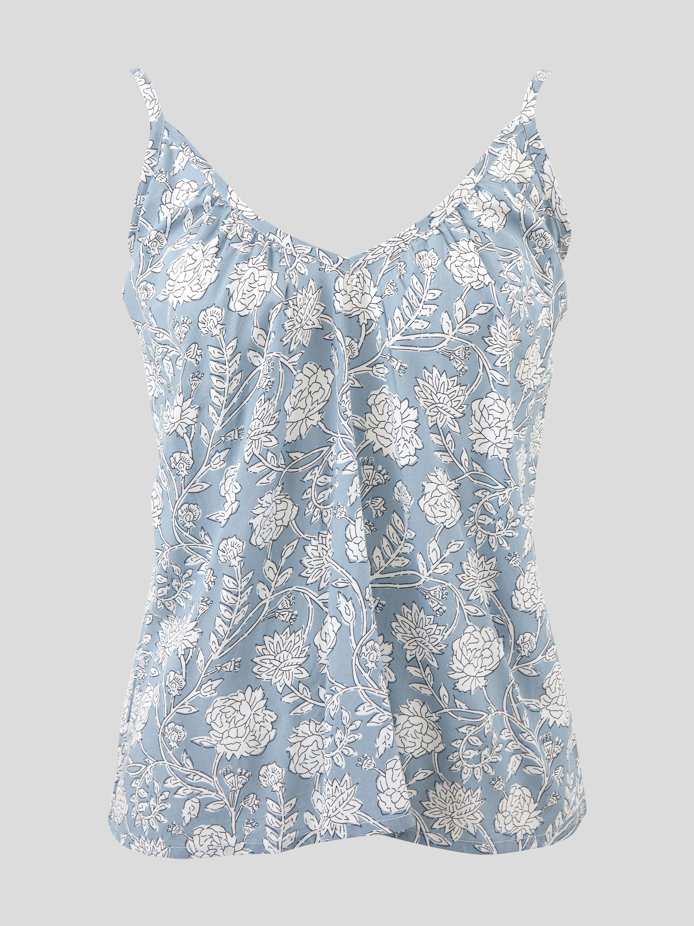 Kira Cami | Blue Floral-2