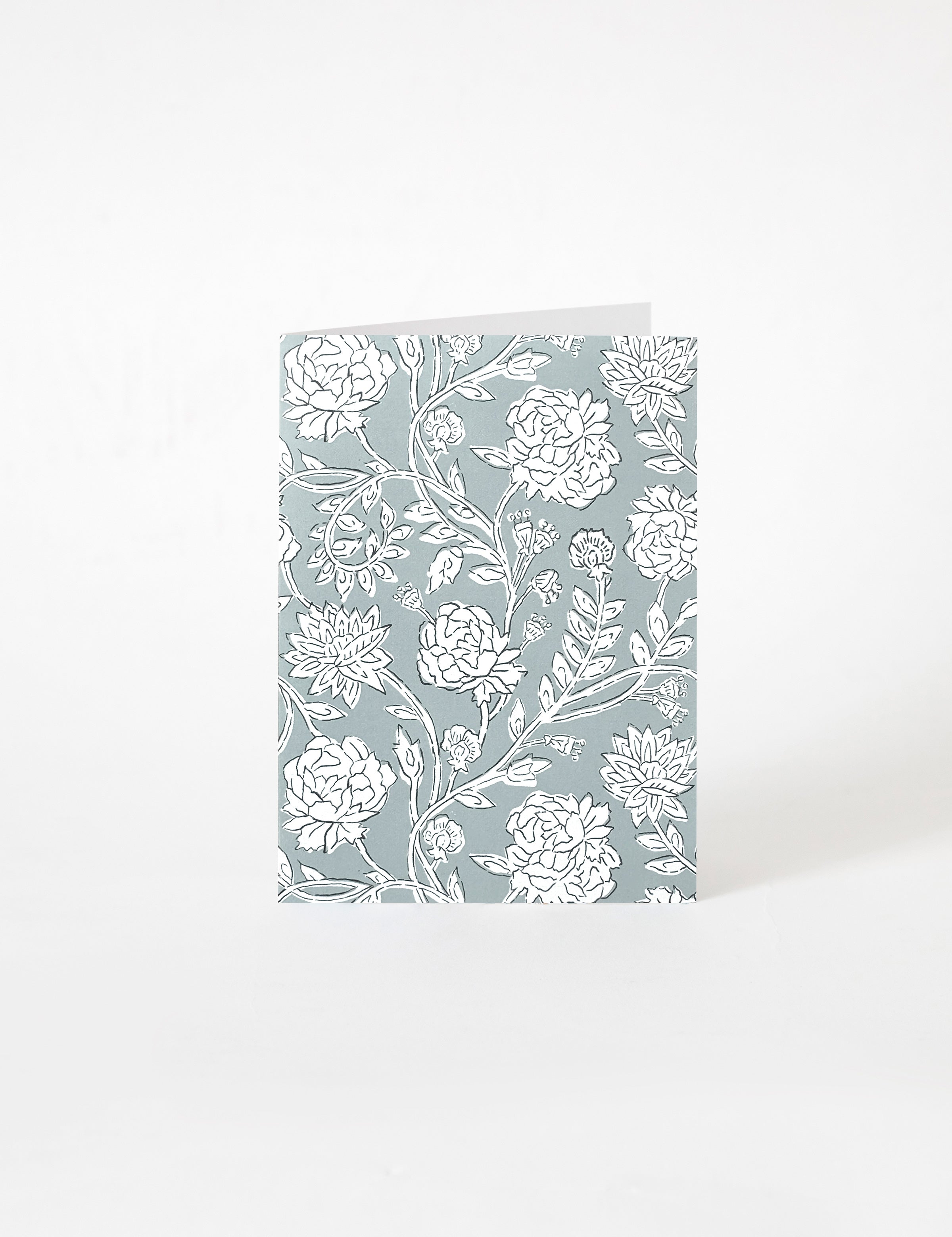 Kira Greeting Card | Blue Floral-1