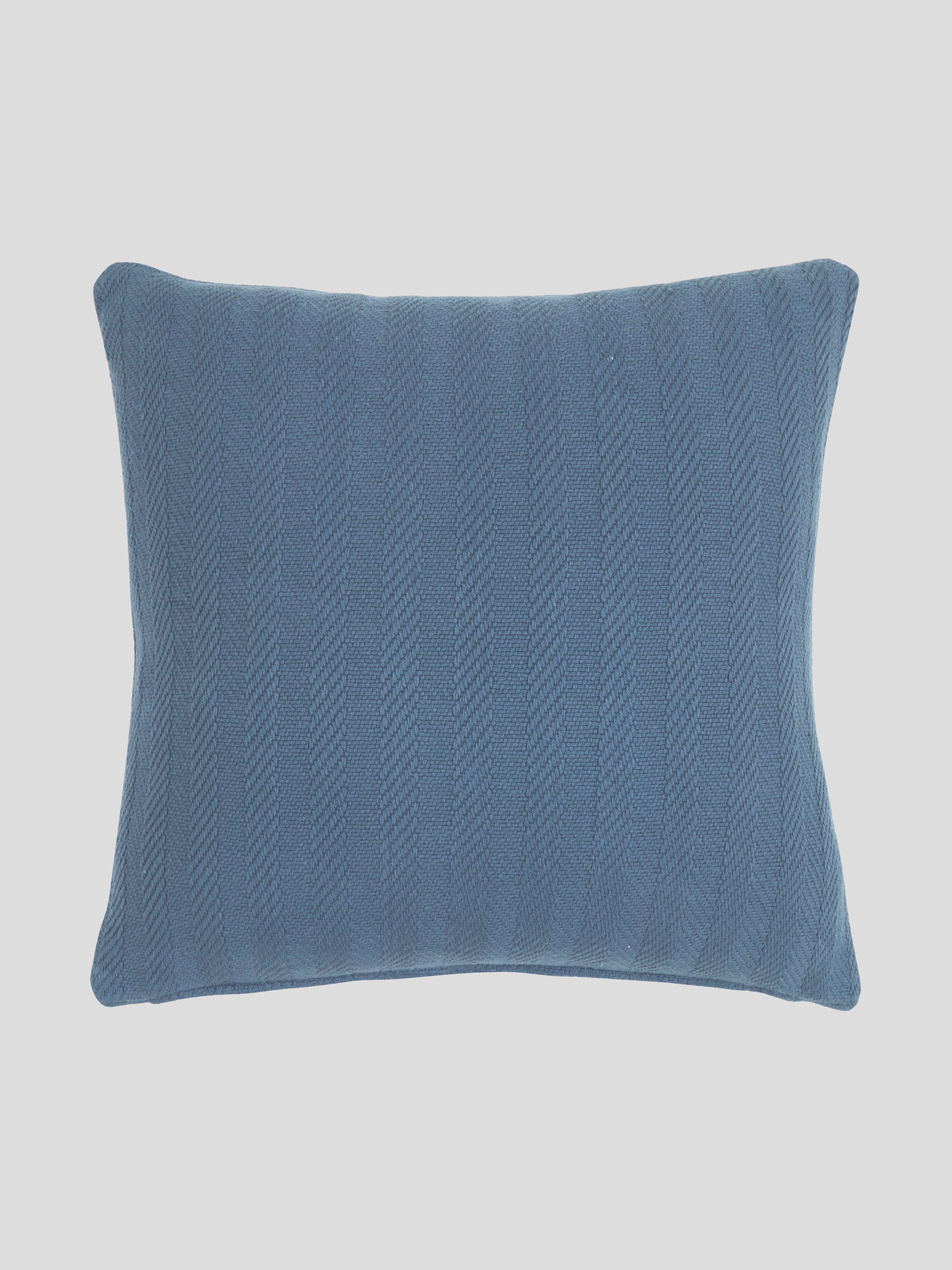 Landing Large Square Cushion Cover | Blue-3