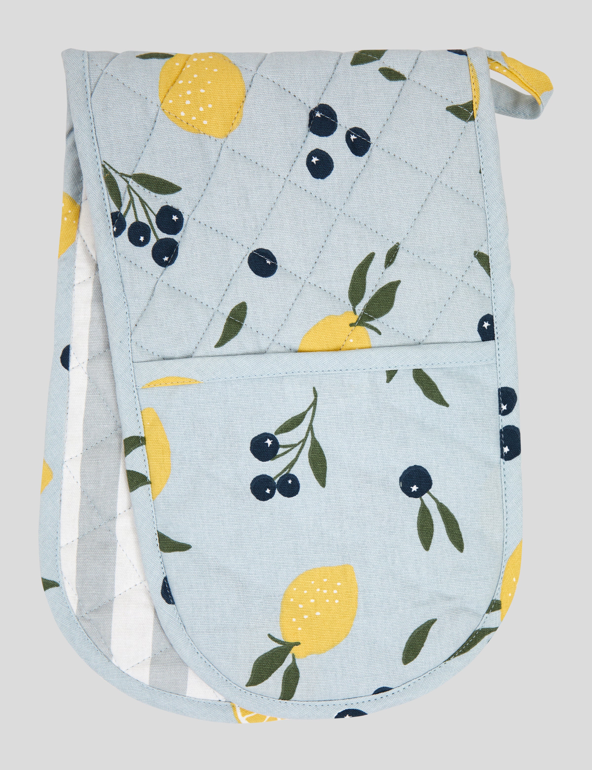 Lemon Dreams Double Oven Glove | Multi-1