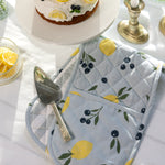 Lemon Dreams Double Oven Glove | Multi-2