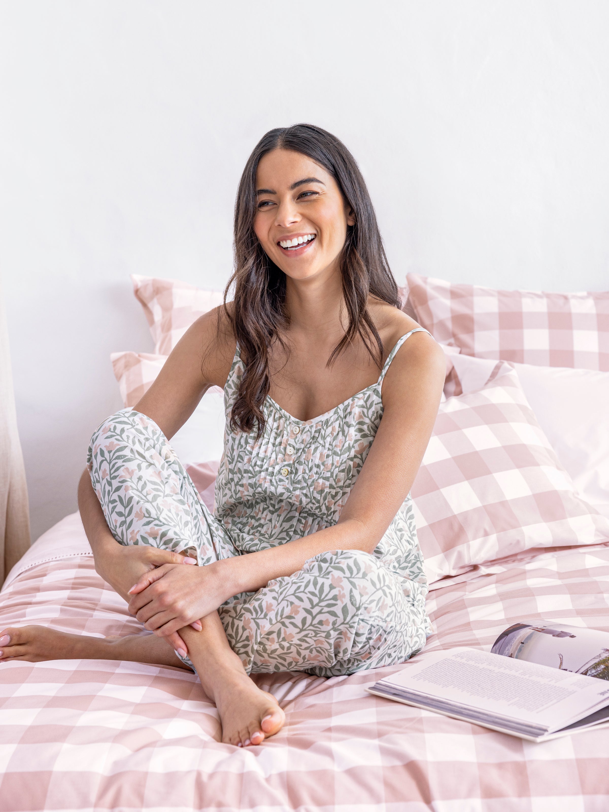 Lena Cami | Pink Floral-5
