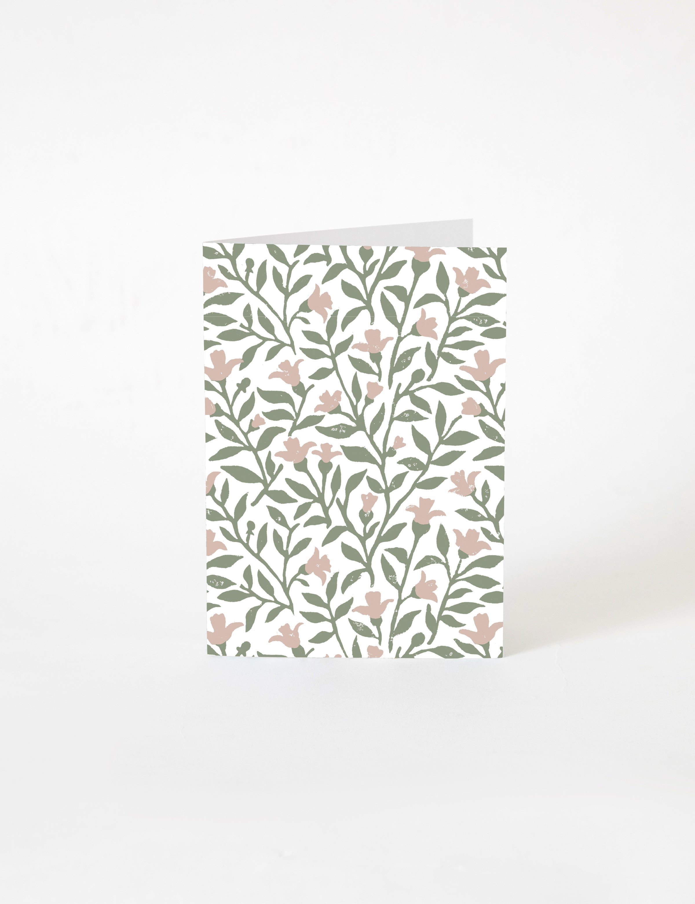 Lena Greeting Card | Pink Floral-1