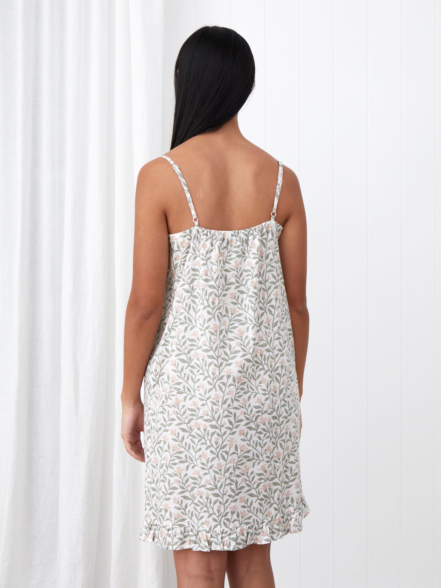Lena Nightie | Pink Floral-4