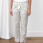 Lena PJ Pants | Pink Floral-1