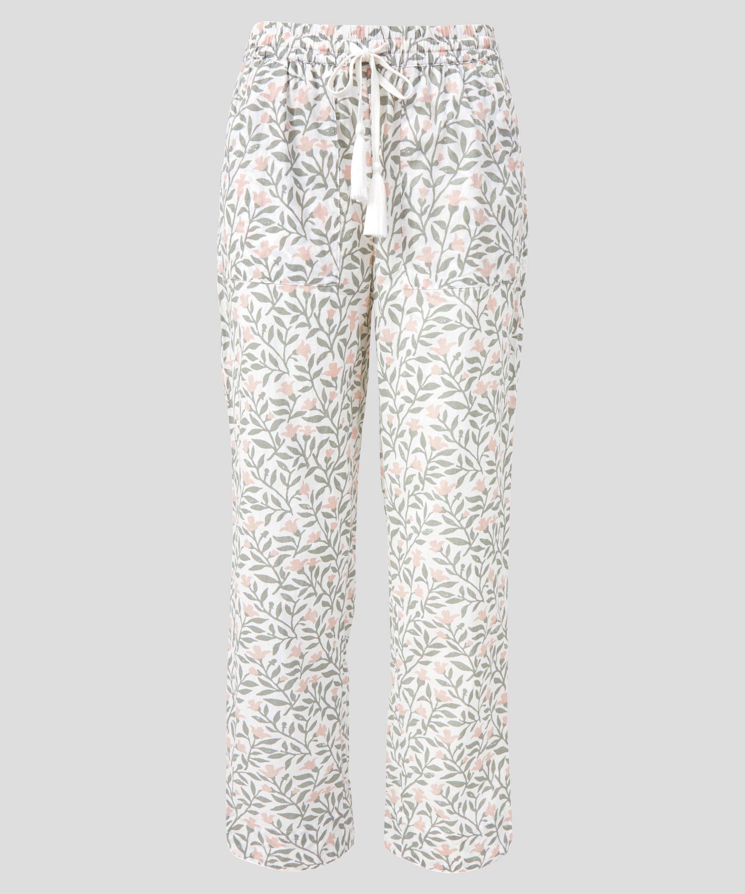 Lena PJ Pants | Pink Floral-2