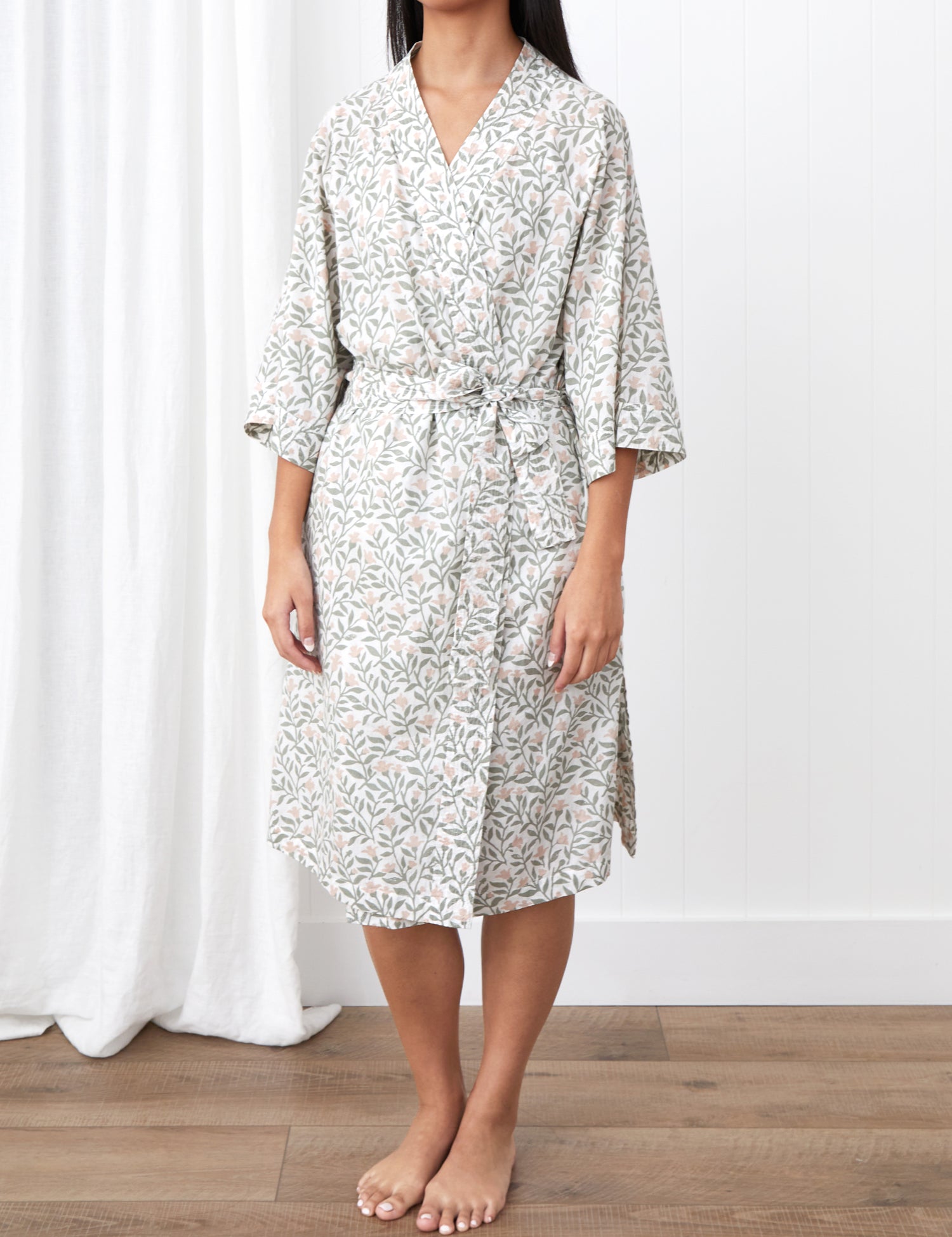 Lena Robe | Pink Floral-1