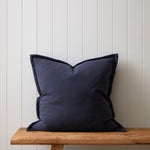 Lennon Large Square Cushion Cover | Navy-1
