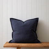 Lennon Large Square Cushion Cover | Navy-1