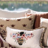 Let It Bee Rectangle Cushion Cover | Multi-2