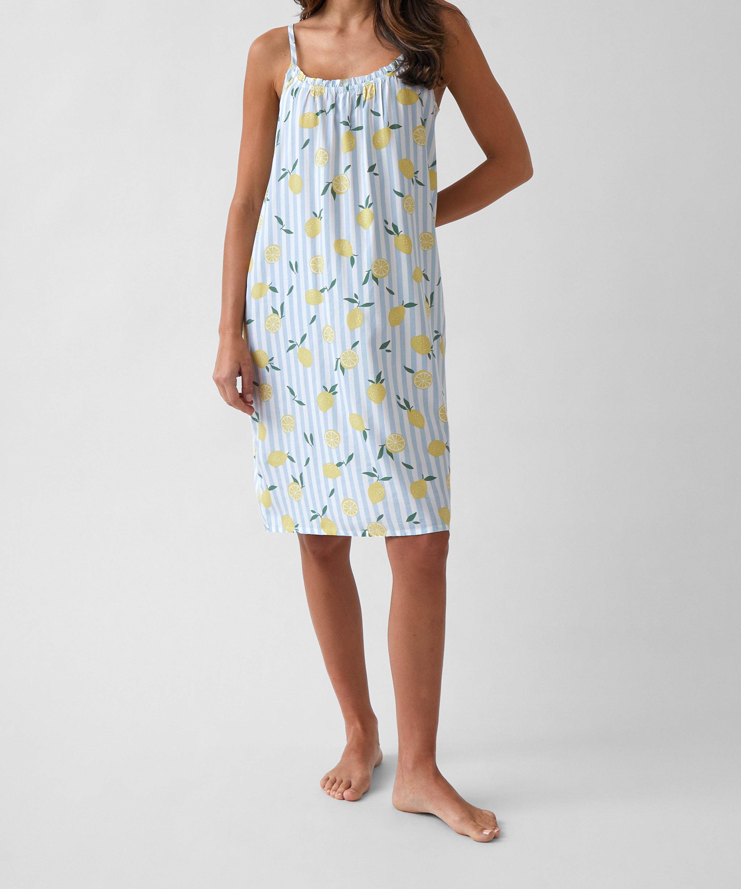 Limonella Frill Nightie | Lemon-1