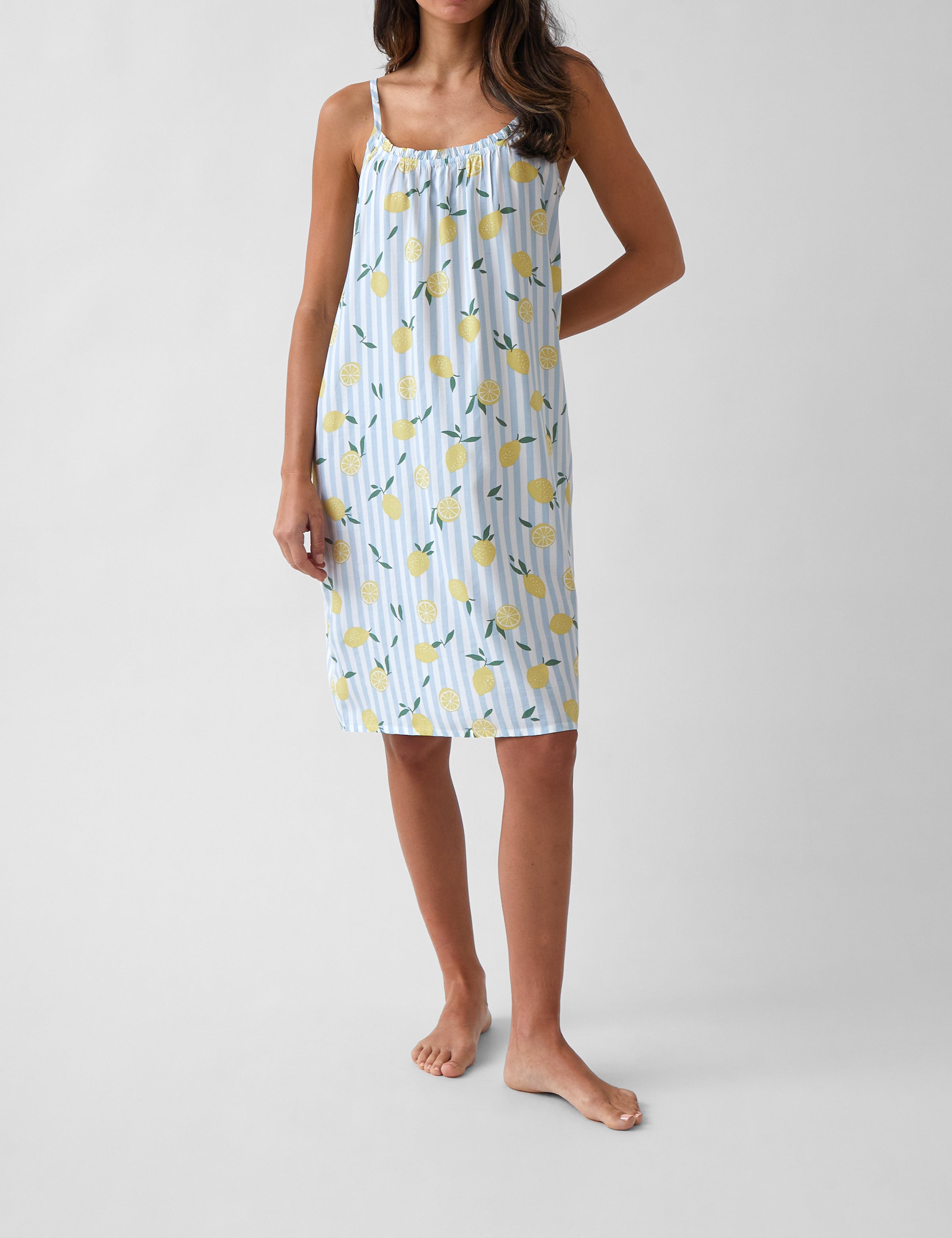 Limonella Frill Nightie | Lemon-1