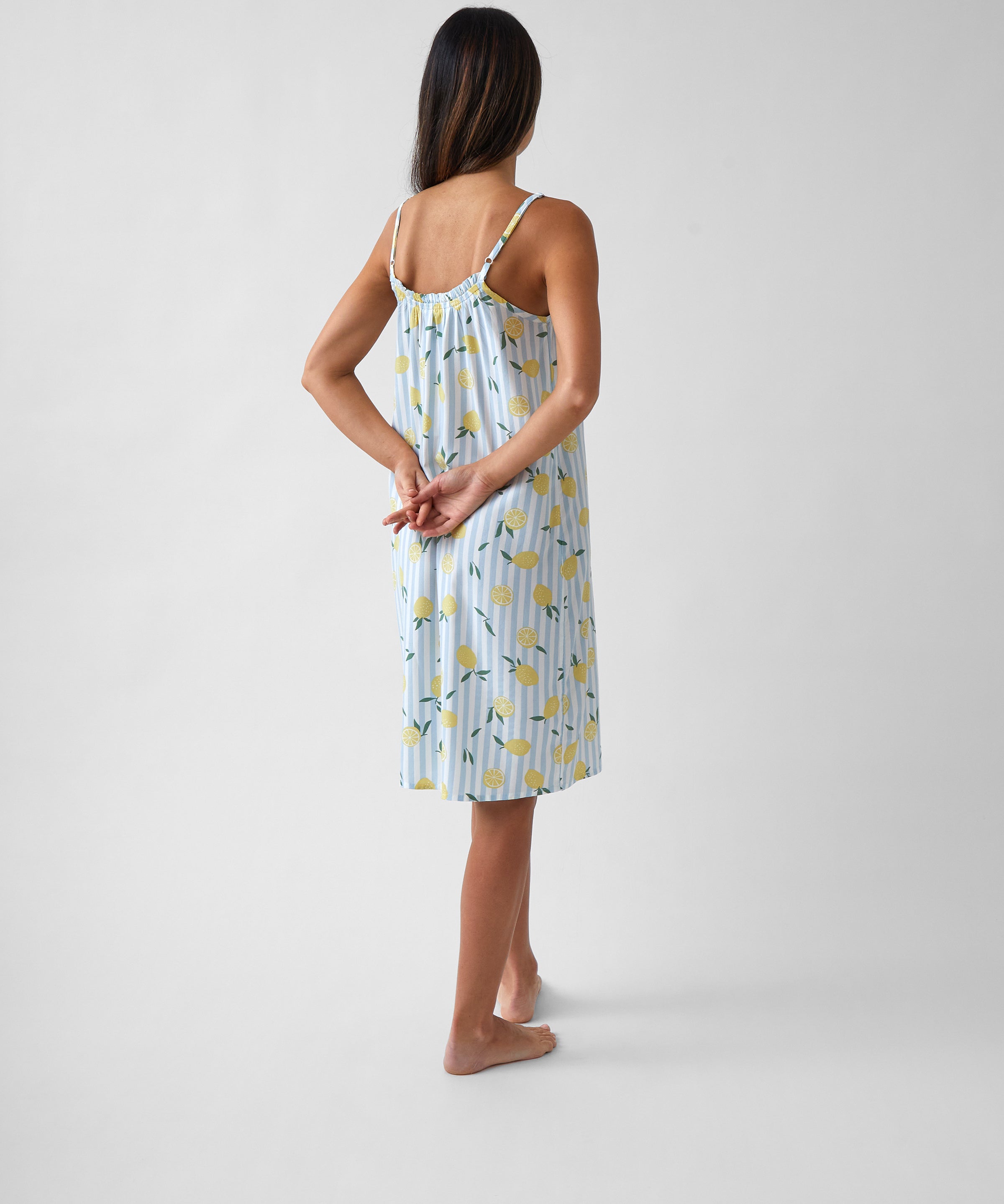 Limonella Frill Nightie | Lemon-4