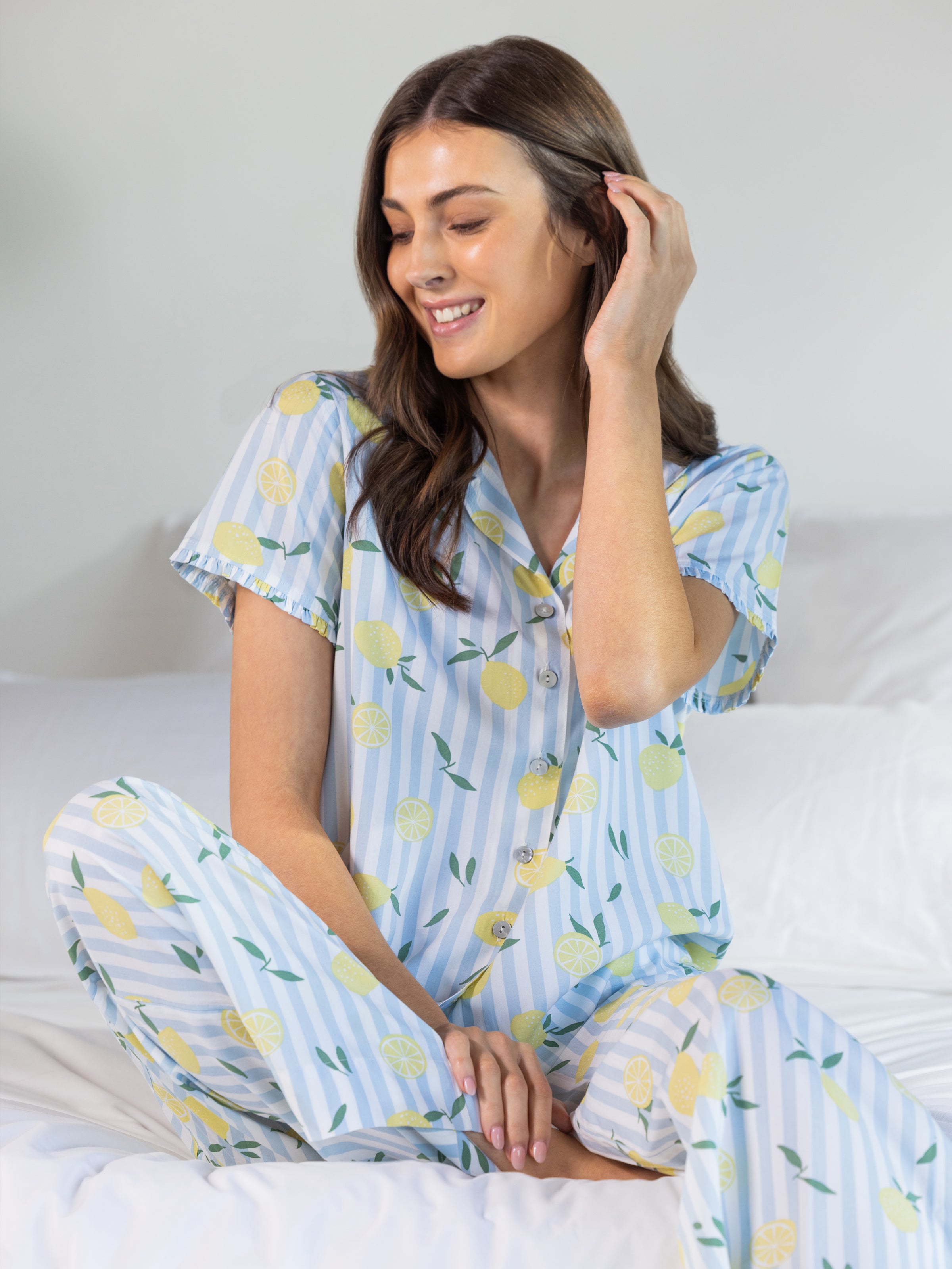 Limonella PJ Shirt | Lemon-3