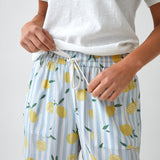 Limonella Palazzo PJ Pants | Lemon-2