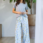 Limonella Palazzo PJ Pants | Lemon-3