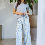Limonella Palazzo PJ Pants | Lemon-3