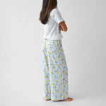 Limonella Palazzo PJ Pants | Lemon-4