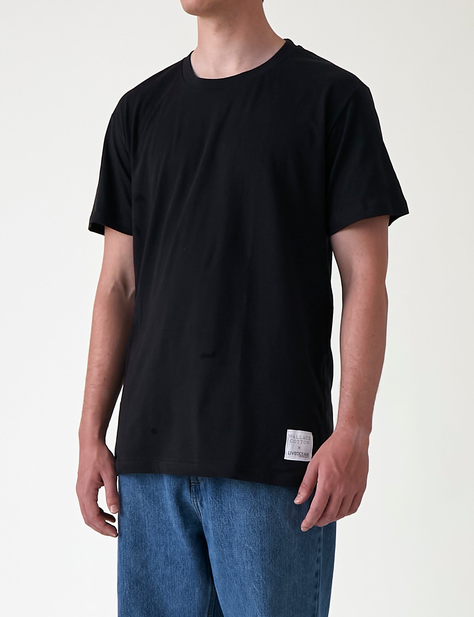 Live Ocean Men's Charity Tee Shirt | Black-1