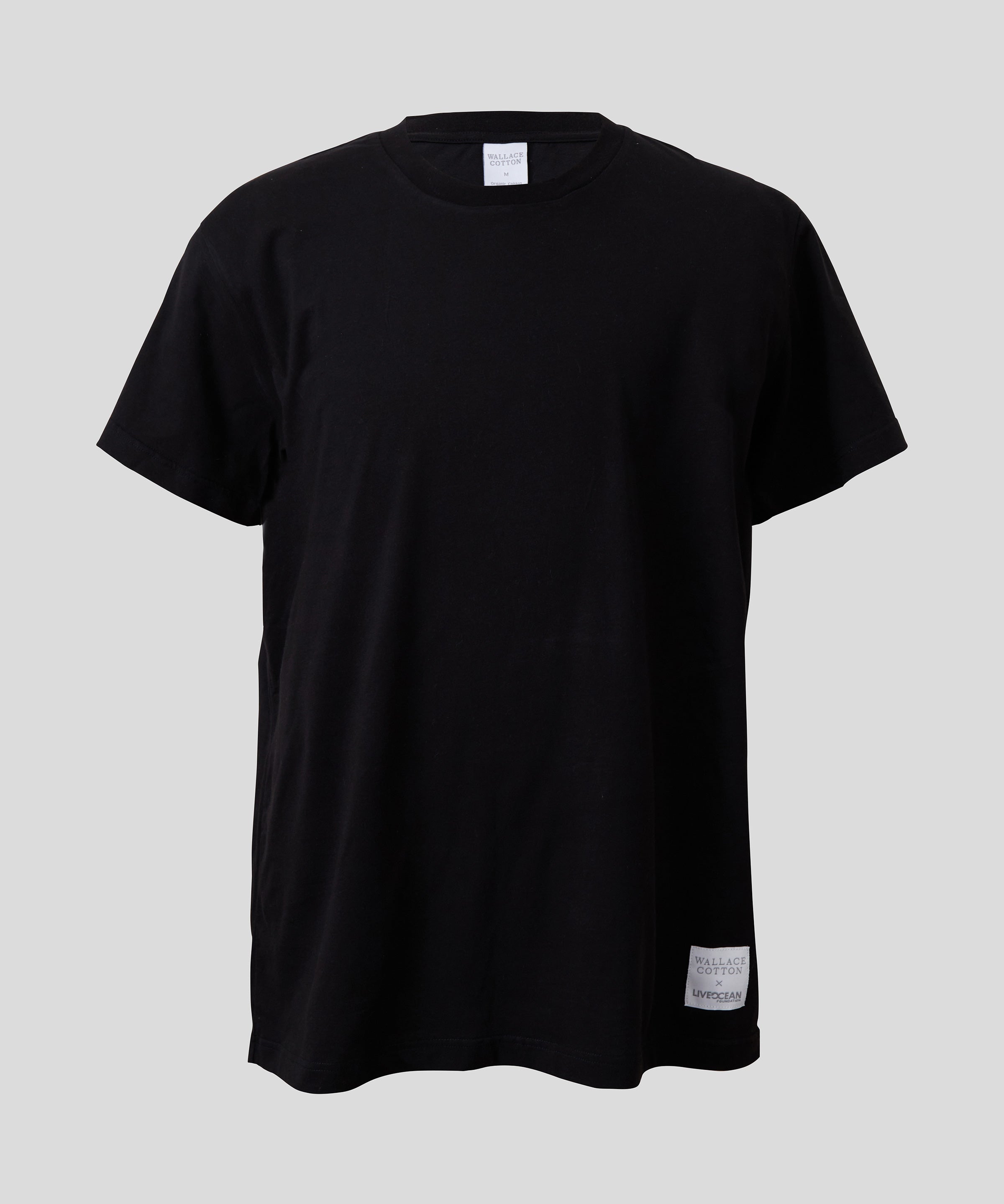 Live Ocean Men's Charity Tee Shirt | Black-1