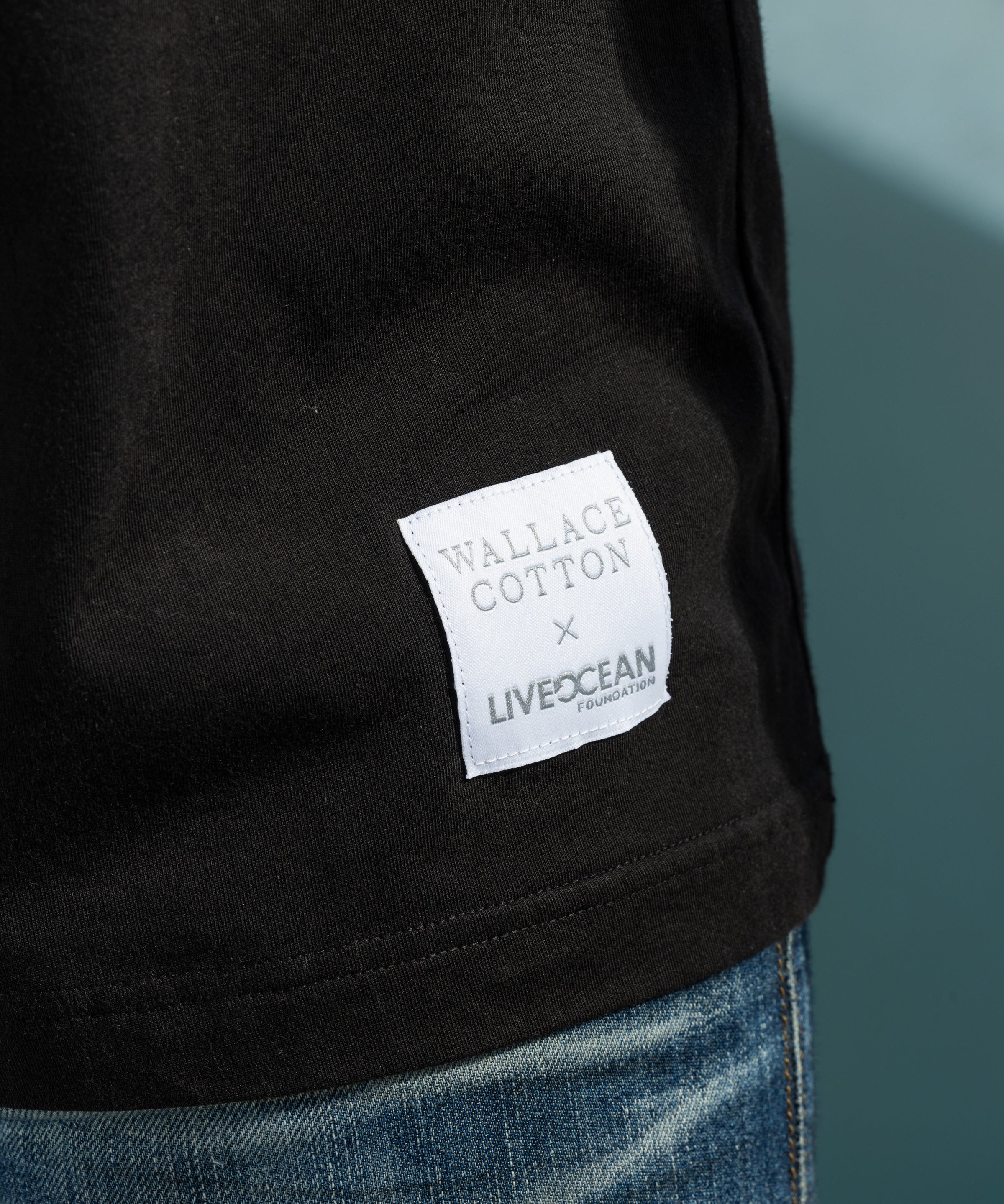 Live Ocean Men's Charity Tee Shirt | Black-3