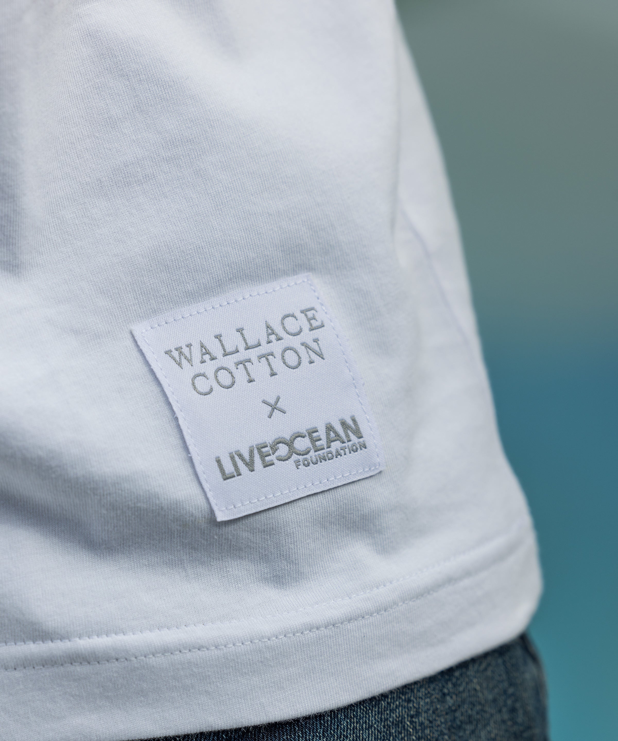 Live Ocean Men's Charity Tee Shirt | White-3