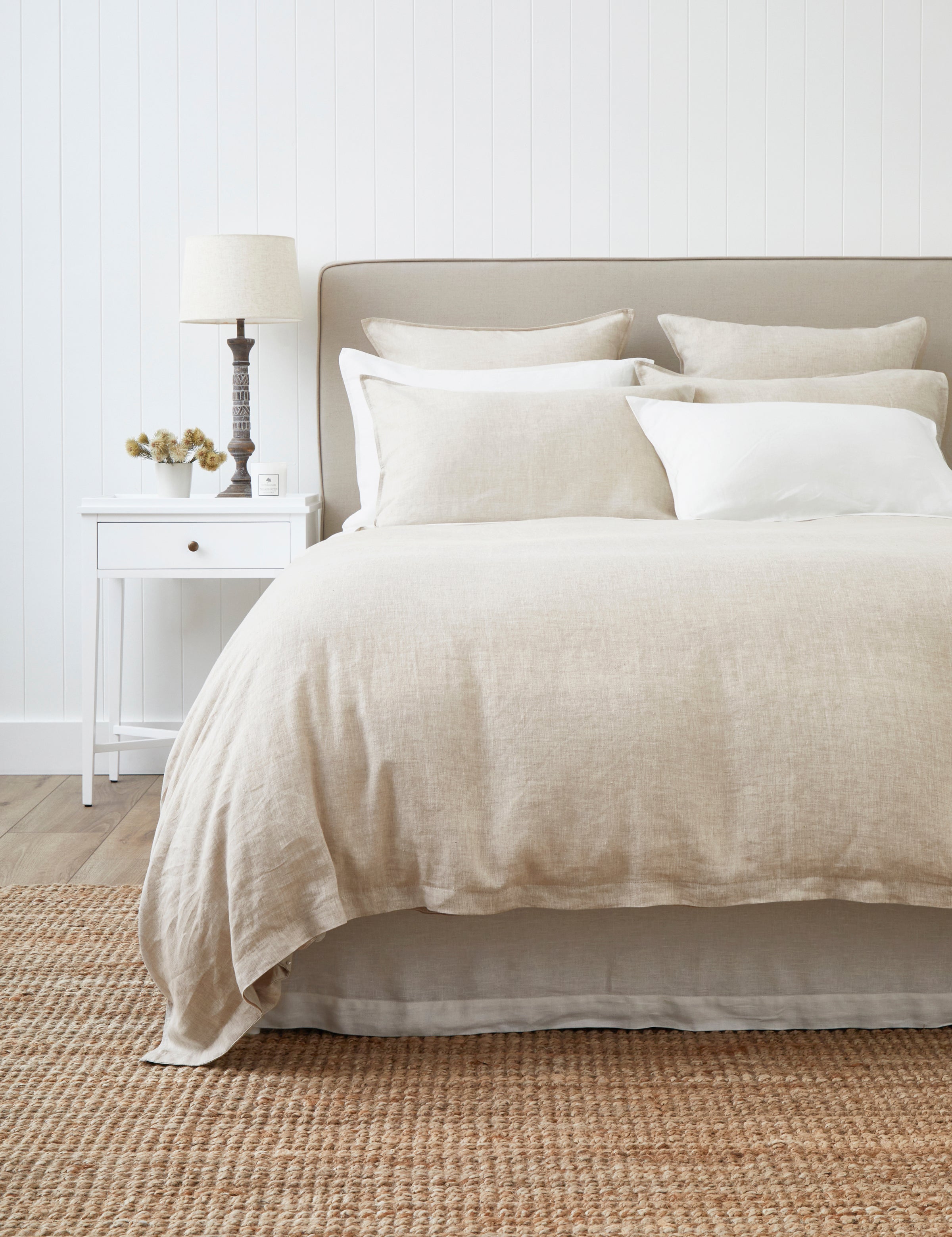 Loft Linen Duvet Cover Set | Natural-1