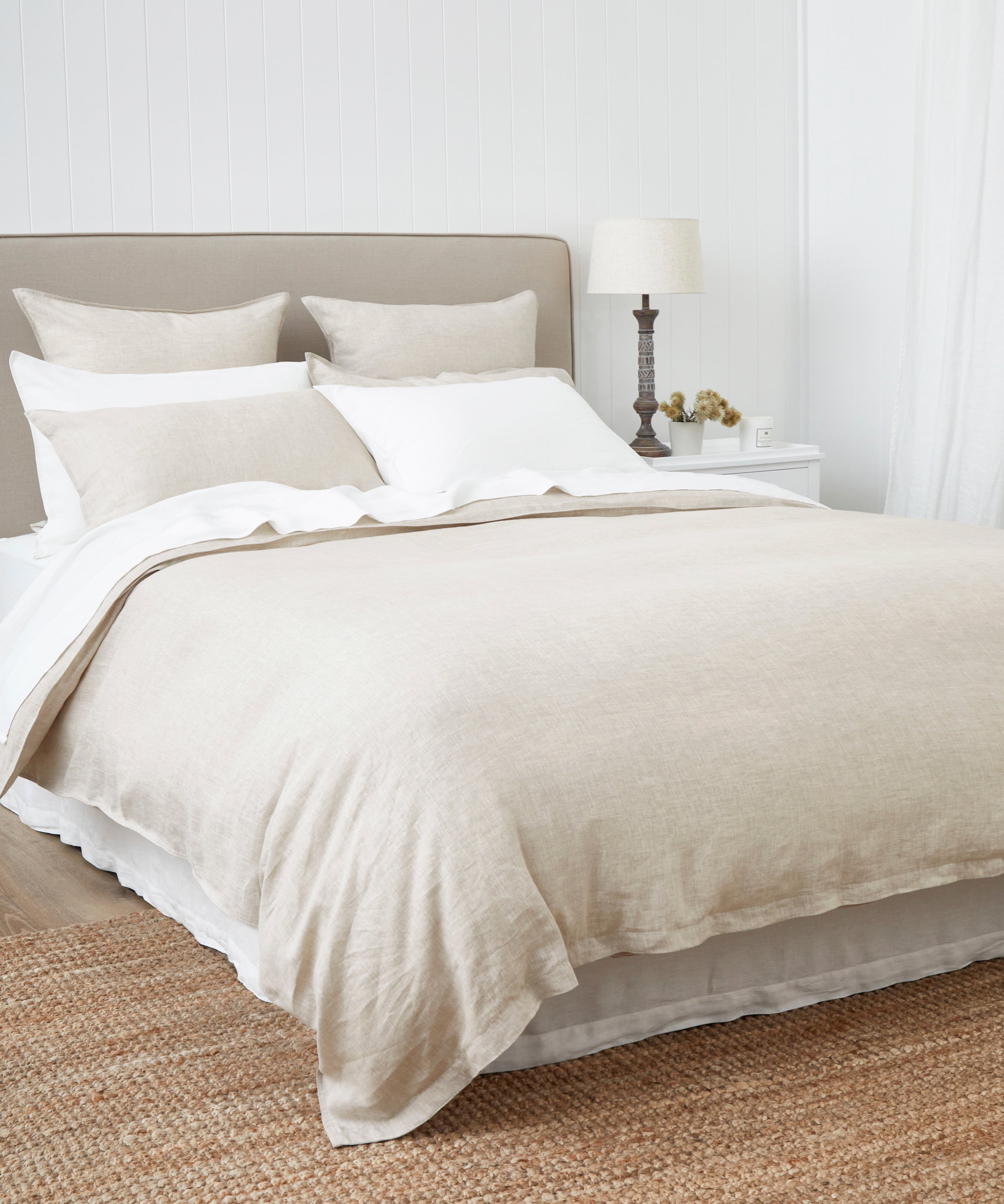 Loft Linen Duvet Cover Set | Natural-4