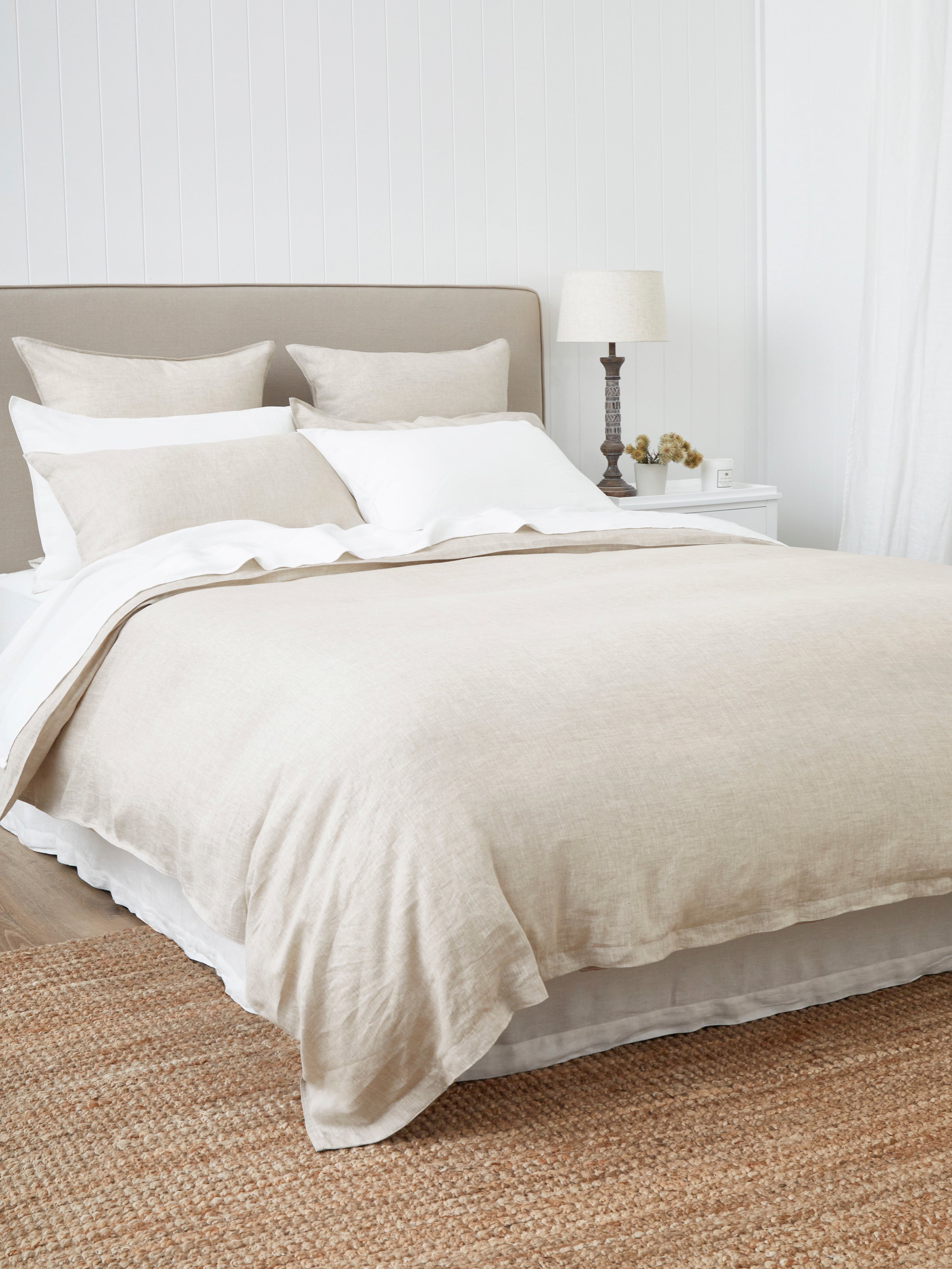 Loft Linen Duvet Cover Set | Natural-4