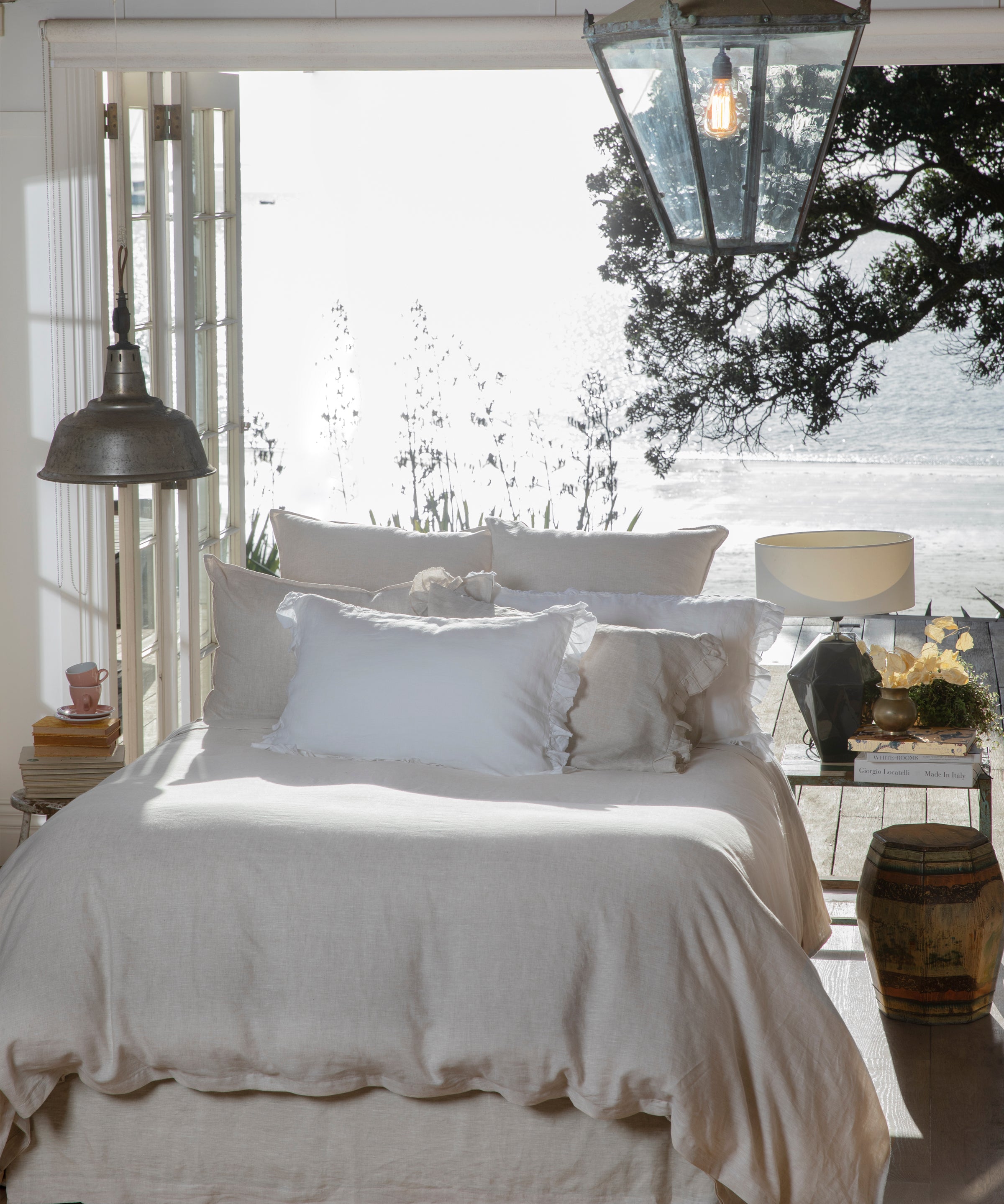 Loft Linen Duvet Cover Set | Natural-5