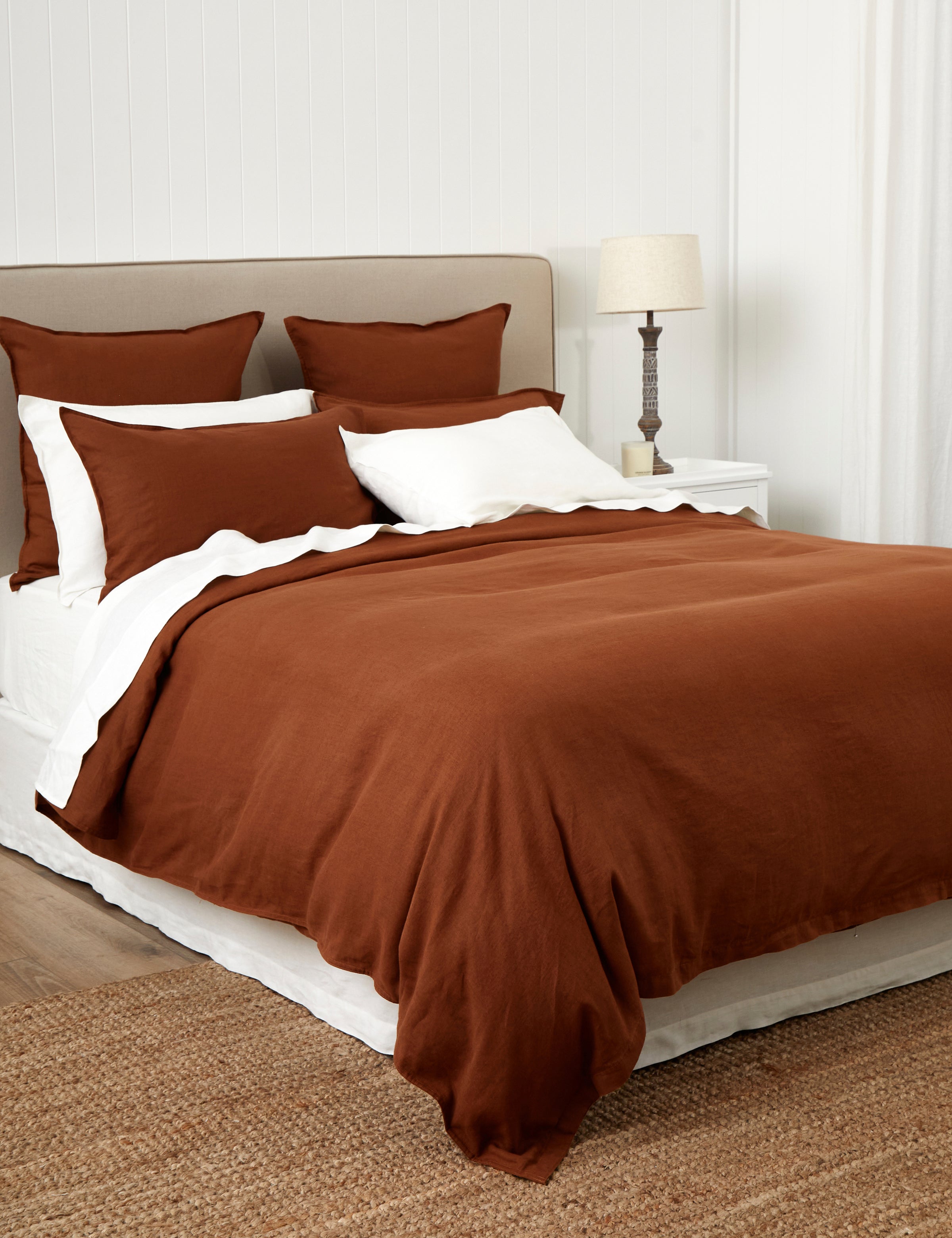 Loft Linen Duvet Cover Set | Sienna-3