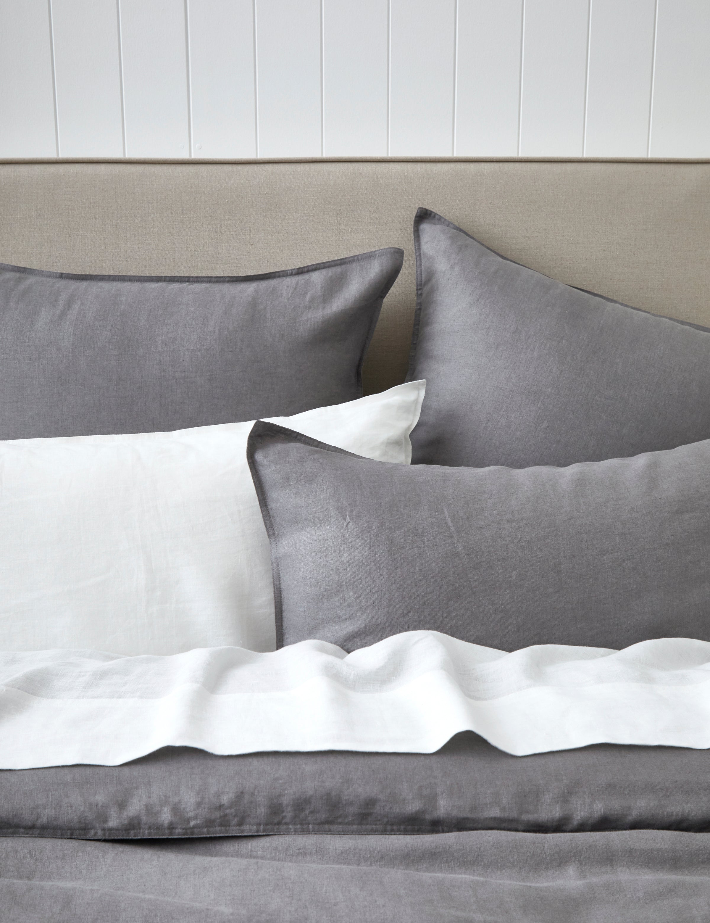 Loft Linen Duvet Cover Set | Slate-2