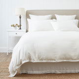 Loft Linen Duvet Cover Set | White-1