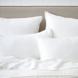 Loft Linen Duvet Cover Set | White-2