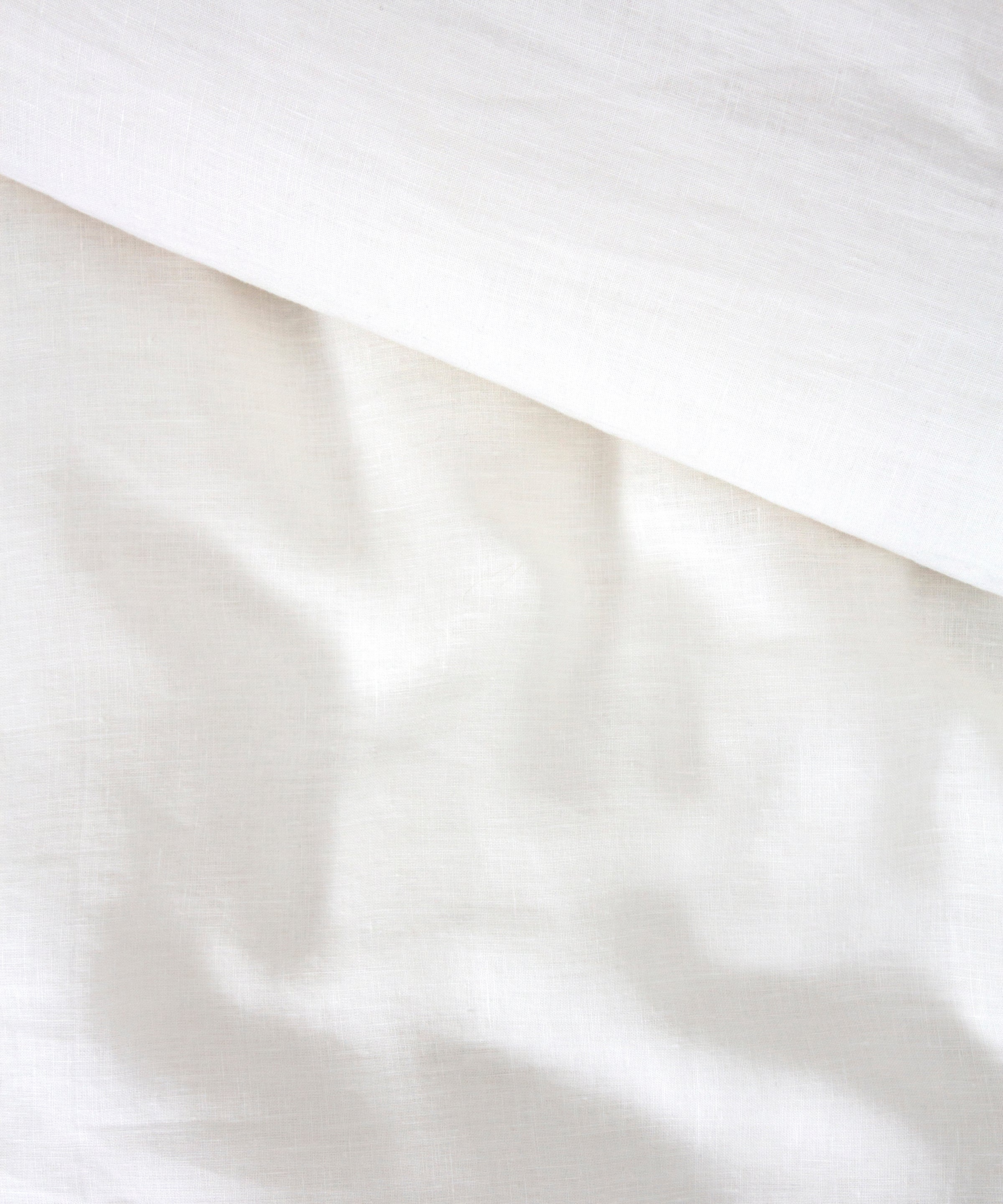 Loft Linen Duvet Cover Set | White-4