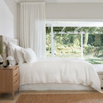 Loft Linen Duvet Cover Set | White-5
