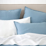 Loft Linen Duvet Cover Set in Coast Blue | Coast Blue-2