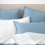 Loft Linen Duvet Cover Set in Coast Blue | Coast Blue-2