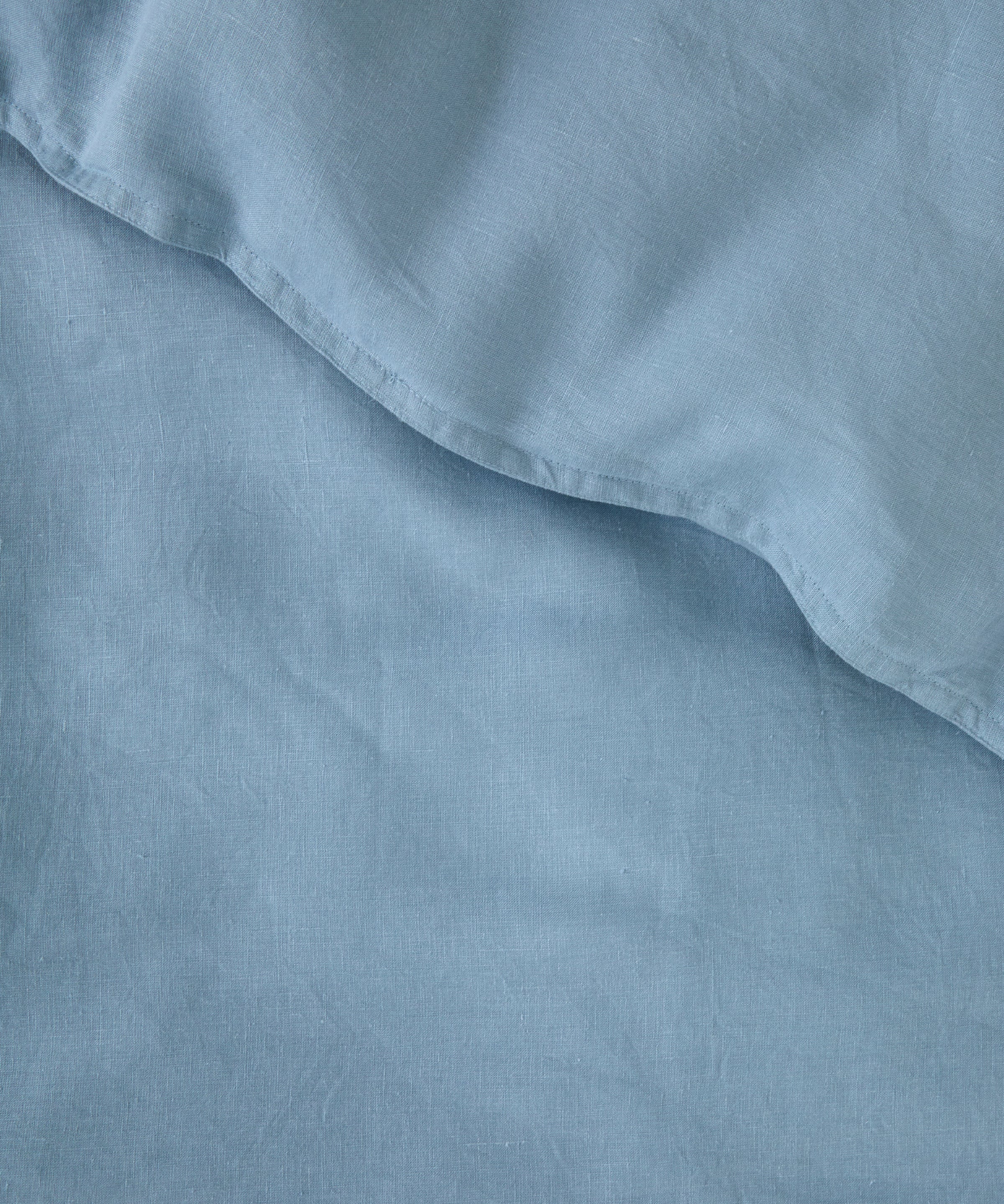 Loft Linen Duvet Cover Set in Coast Blue | Coast Blue-4