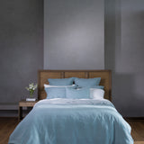 Loft Linen Duvet Cover Set in Coast Blue | Coast Blue-5