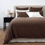 Loft Linen Duvet Cover Set in Cocoa | Cocoa-1