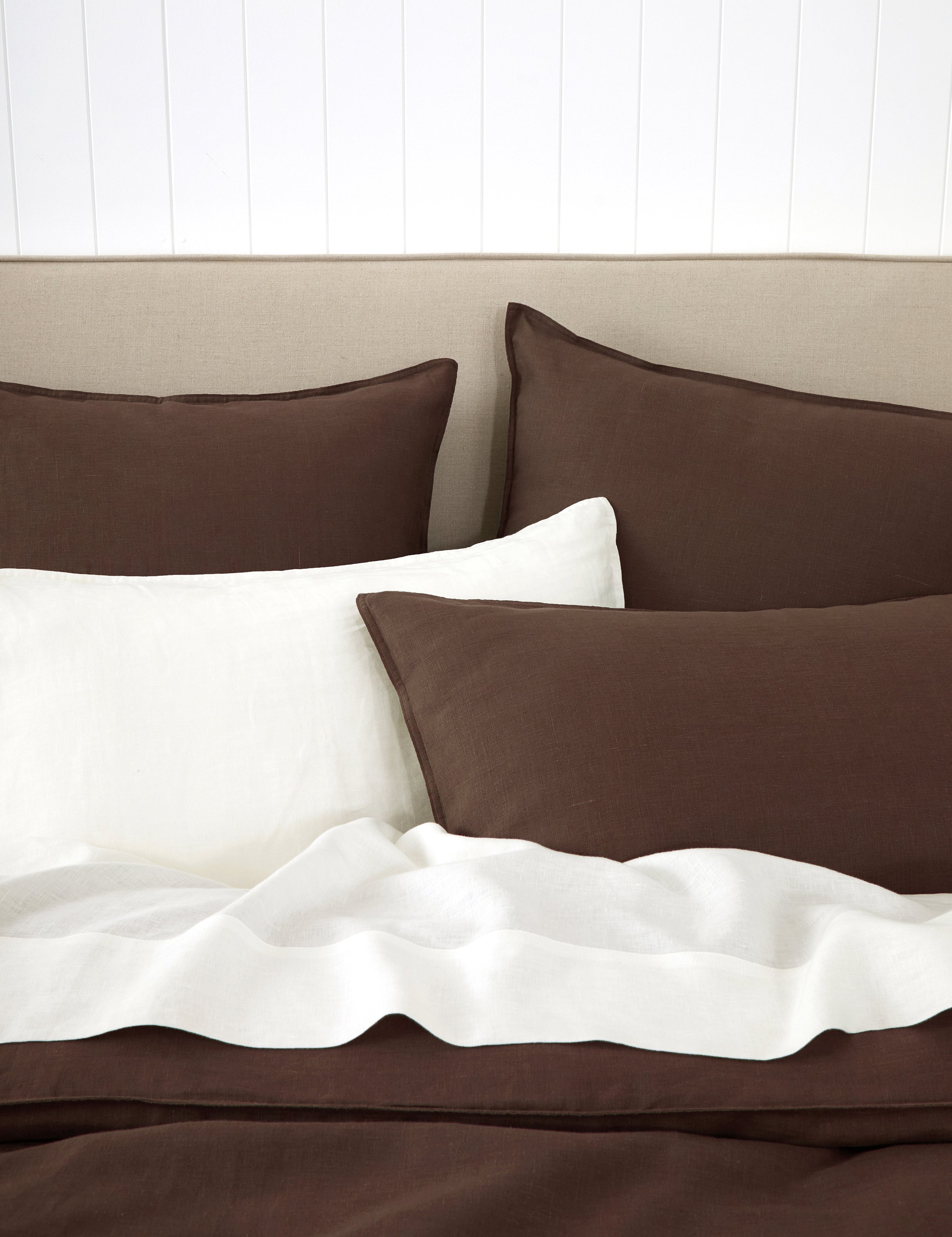 Loft Linen Duvet Cover Set in Cocoa | Cocoa-2