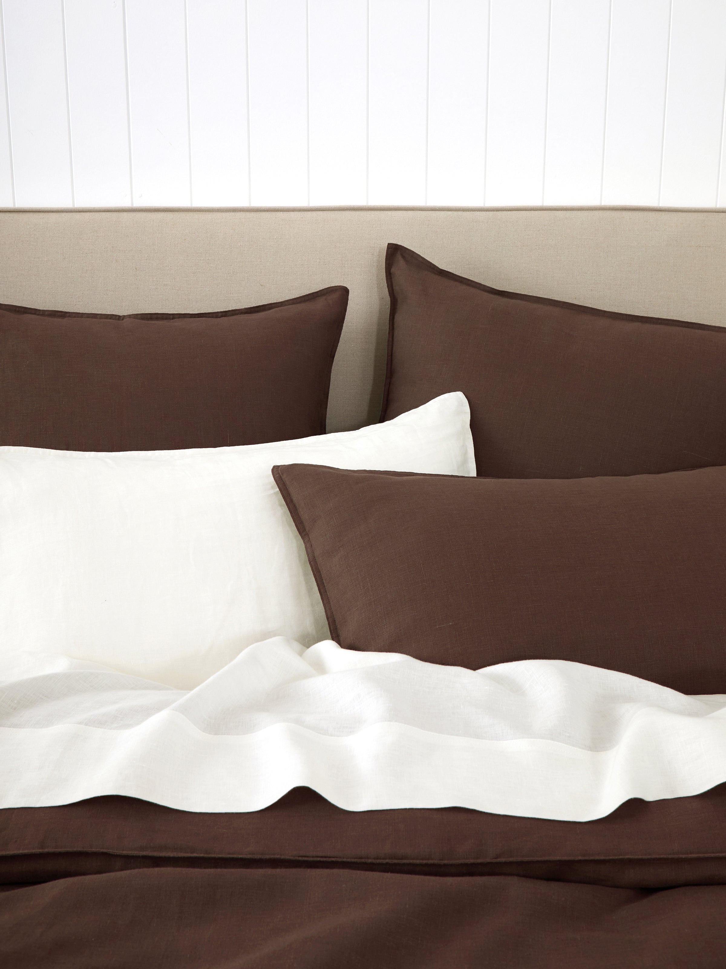 Loft Linen Duvet Cover Set in Cocoa | Cocoa-2